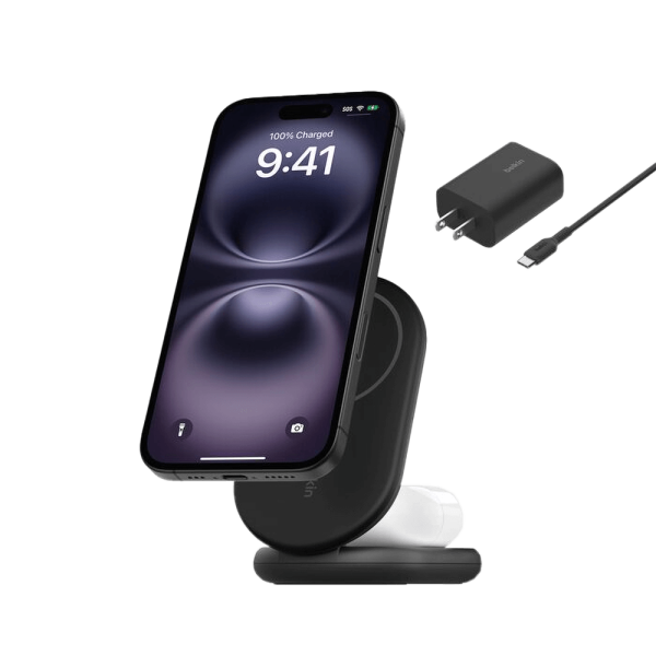 Belkin BoostCharge 2-in-1 Magnetic Foldable Wireless Charger