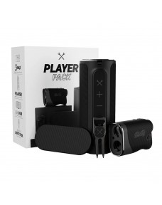 Blue Tees Golf S3 Player Pack Bundle - Black (S3, Speaker, Mag Hub, Divot Tool)