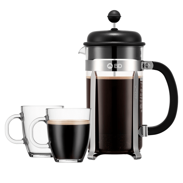 Bodum Caffettiera Set 34oz French Press for Two