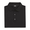 Footjoy Men Solid Lisle Set on Placket 