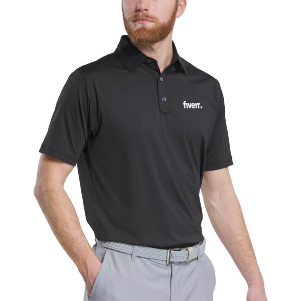 Footjoy Men Solid Lisle Set on Placket 
