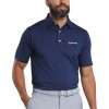 Footjoy Men Solid Lisle Set on Placket 