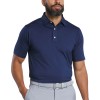 Footjoy Men Solid Lisle Set on Placket 