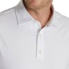 Footjoy Men Solid Lisle Set on Placket 