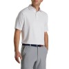 Footjoy Men Solid Lisle Set on Placket 