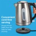 Hamilton Beach Stainless Steel 1.7 Liter Kettle with LED Light Ring