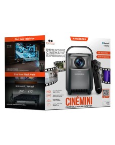 HyperGear CineMini Portable Mini Projector - Black