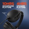 HyperGear Flip 2-in-1 Wireless Headphones + Speaker - Black