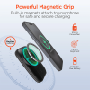 Hypergear 5,000mAh Mag Grip Go Magnetic Wireless Fast Charge Power Bank with Built-In Cables