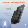 Hypergear 5,000mAh Mag Grip Go Magnetic Wireless Fast Charge Power Bank with Built-In Cables