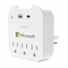 HyperGear Multi Plug 5 Outlet Extender with USB-C & USB Ports