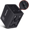 Hypergear All-in-One World Travel Adapter - Black