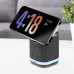 iHome Dual Wireless Charging Stand with Bluetooth Speaker