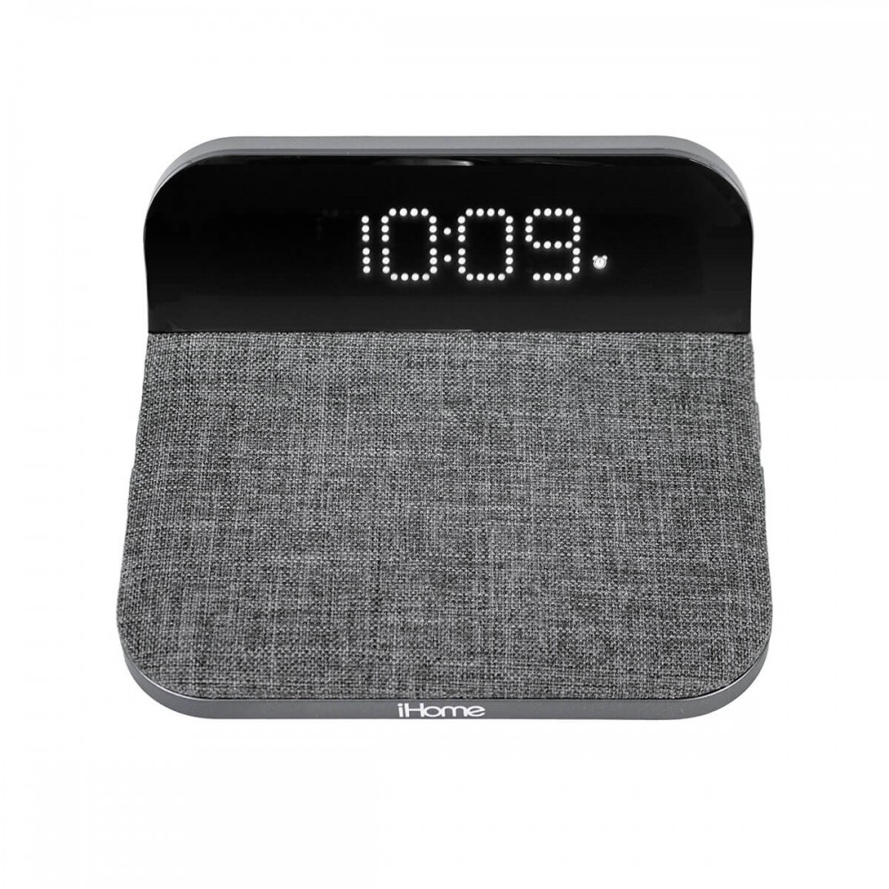 Wireless Charger with Alarm Clock and USB Charging (iW19)