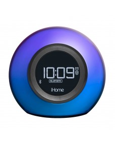 iHome Powerclock Glow Bluetooth Color Changing Alarm Clock IBT295B