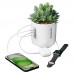 iHome Faux Succulent with USB Charging Station