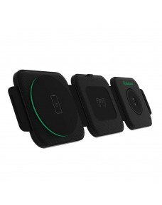 Tangelo ChargeLux 3 in 1 Magnetic Folding Wireless Charger