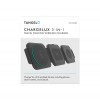 Tangelo ChargeLux 3 in 1 Magnetic Folding Wireless Charger