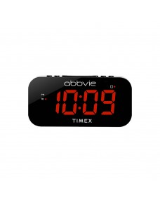 Timex Alarm Clock With Usb Charging - Black