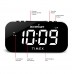 Timex Dual Alarm Clock With Jumbo Display and Usb Charging - Black