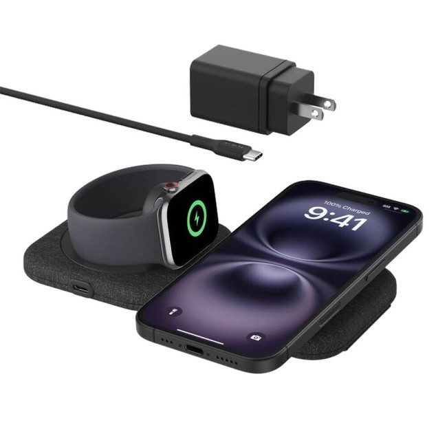 Belkin 2-IN-1 Magnetic Charging Travel Pad