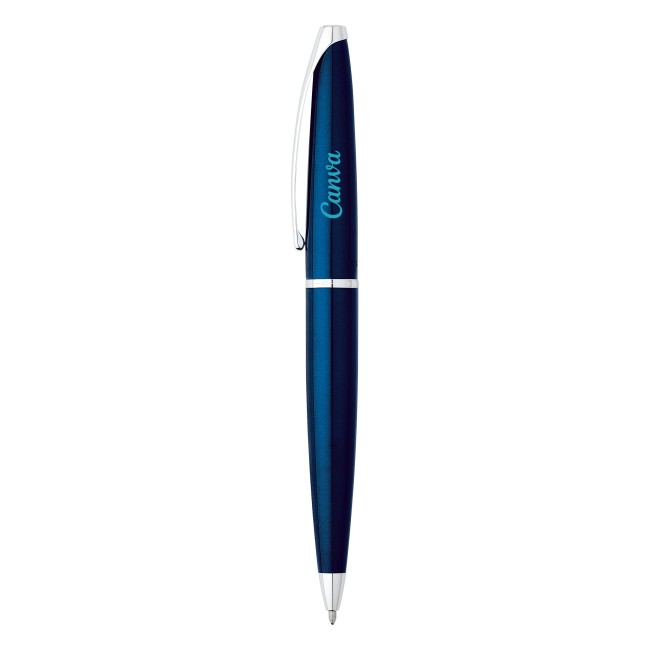 Cross ATX® Translucent Blue Lacquer Ballpoint Pen