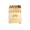 KitchenAid Slim Two-Tone Knife Block Set