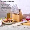 KitchenAid Slim Two-Tone Knife Block Set