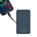 myCharge AMP Prong 10,000mAh Everything Built in Portable Charger - Blue