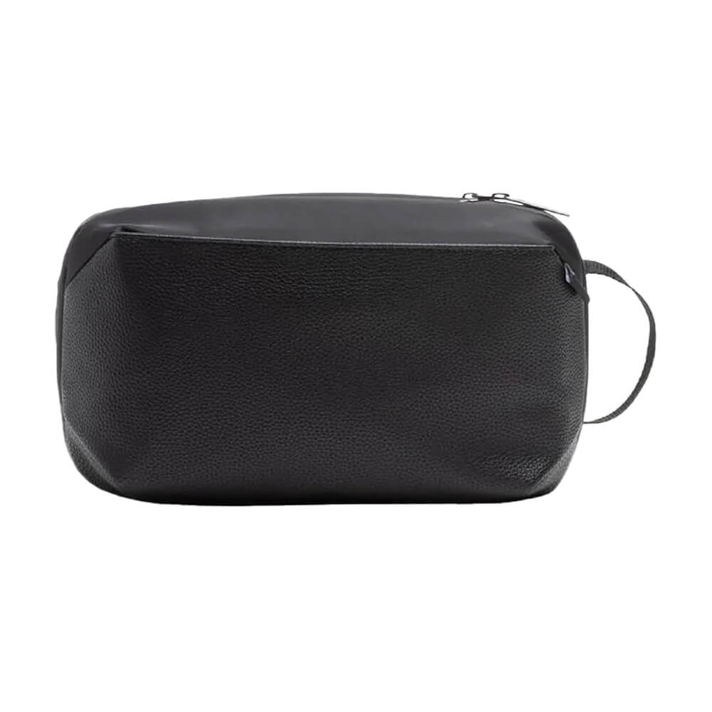 Brookstone Compact Toiletry Kit Vegan Leather Travel Bag