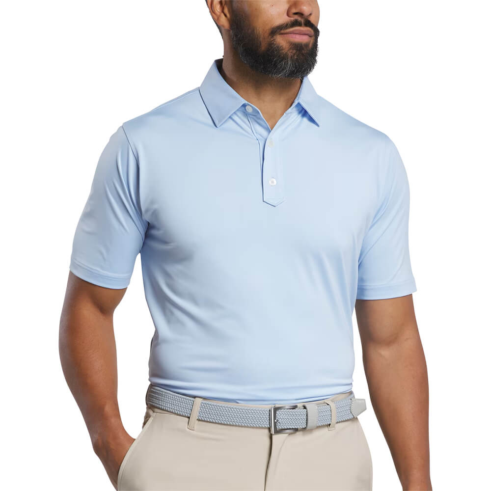 Footjoy Men Solid Lisle Set on Placket