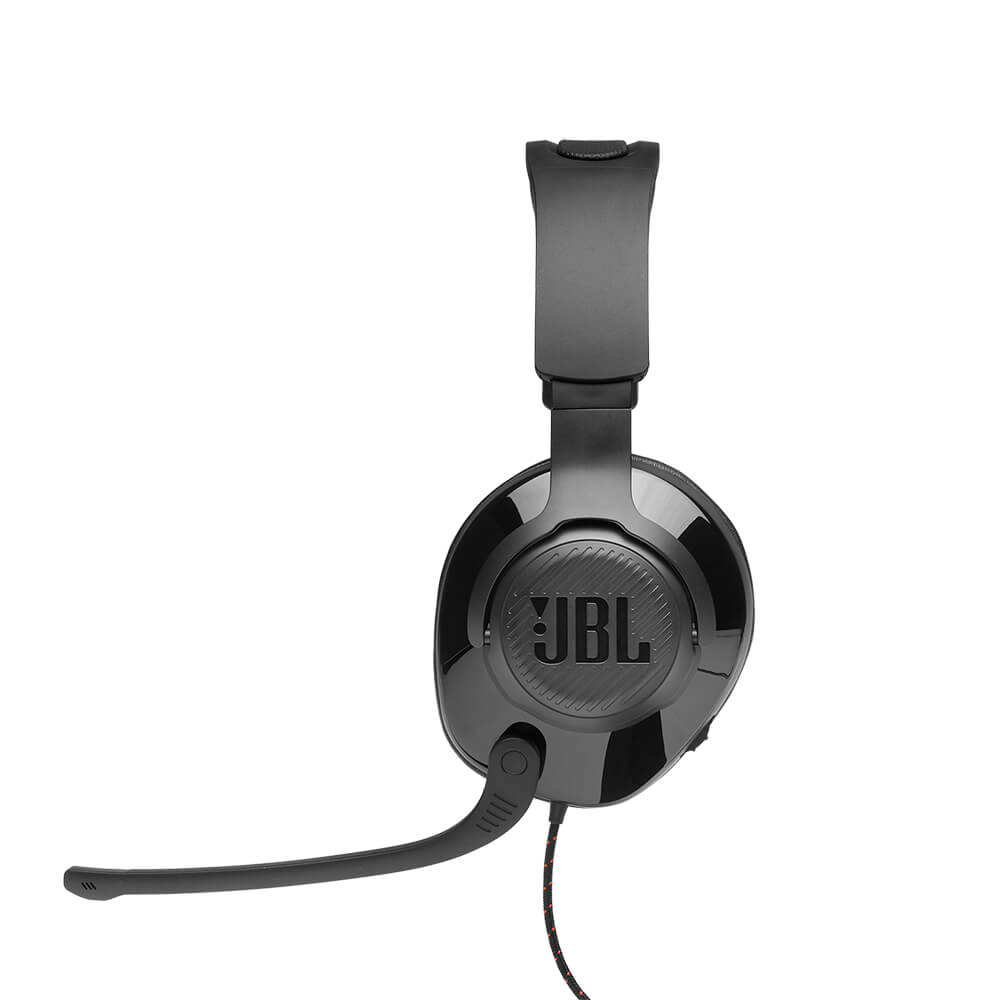 JBL Quantum 300 Wired Over-Ear Gaming Headset with Flip-Up Mic