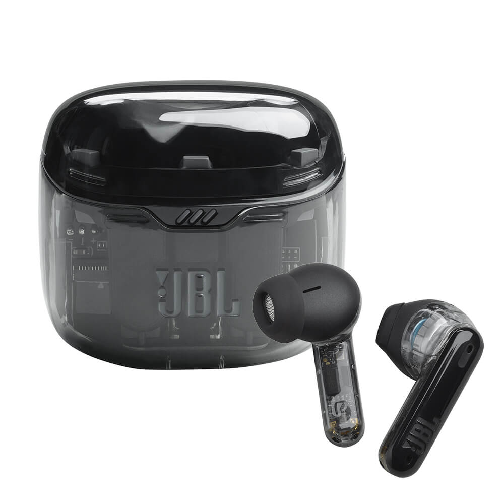 JBL Tune Flex True Wireless Earbuds - Black Ghost Edition