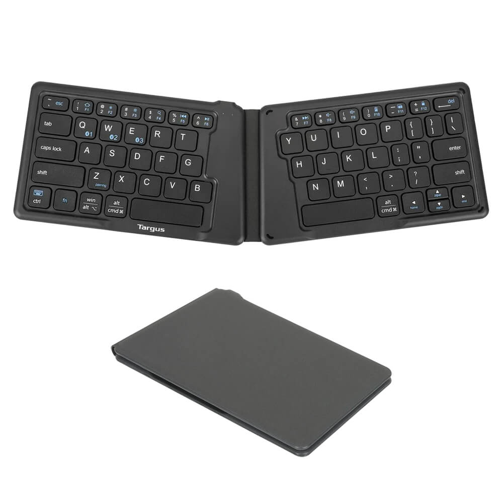 Targus Ergonomic Foldable Bluetooth Antimicrobial Keyboard